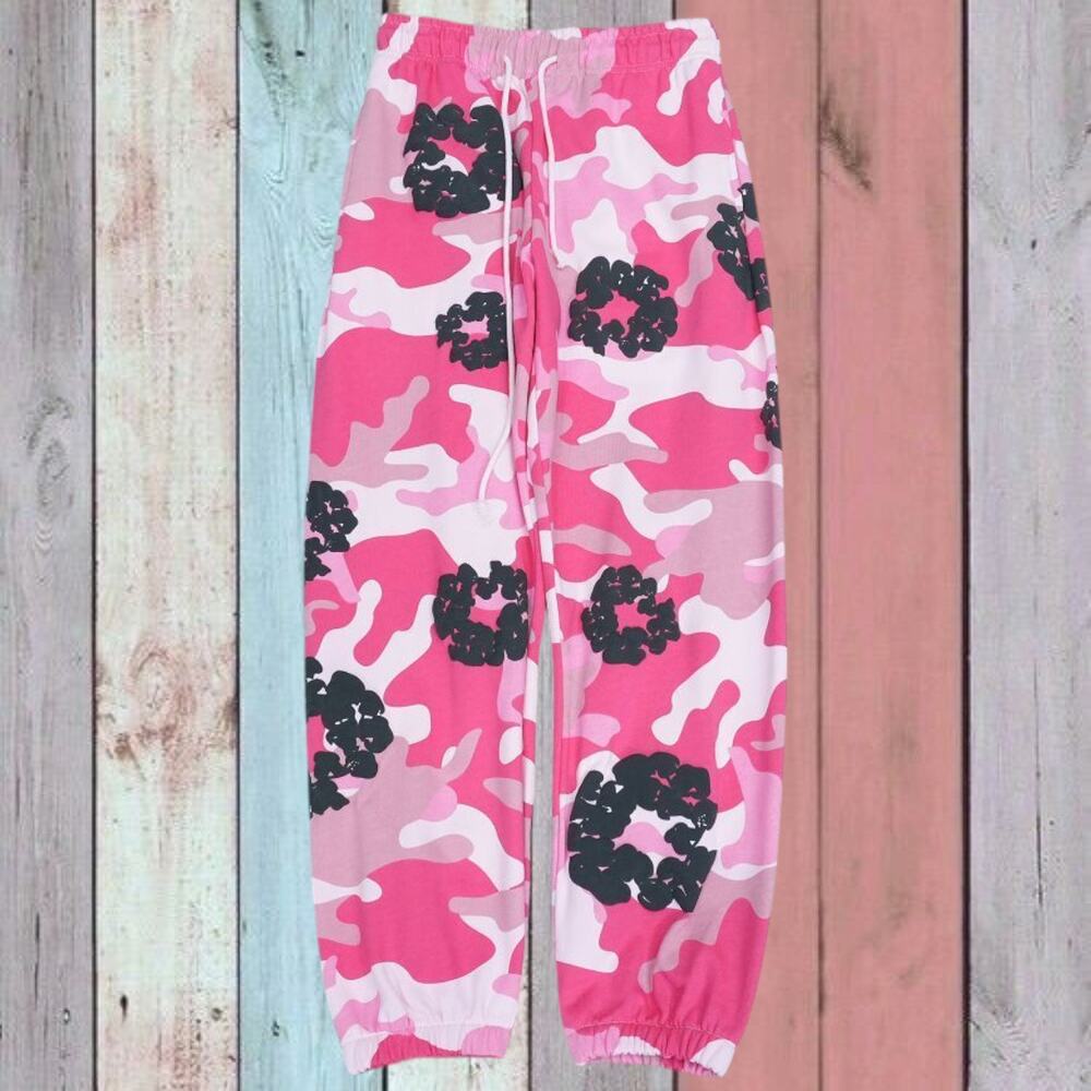 Classic Women's Denim Tears Pants Pink